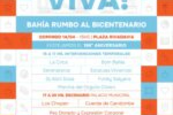 Plaza Viva: Bahía Blanca celebrará su 196º aniversario