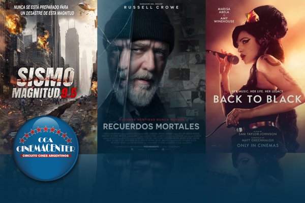 Este jueves llegan tres estrenos a los cines de cinemacenter Corrientes