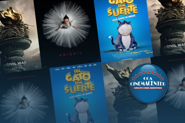 Tres nuevos estrenos de cine: Abigail, Guerra civil y Un gato con suerte llegan a las salas de Cinemacenter Corrientes