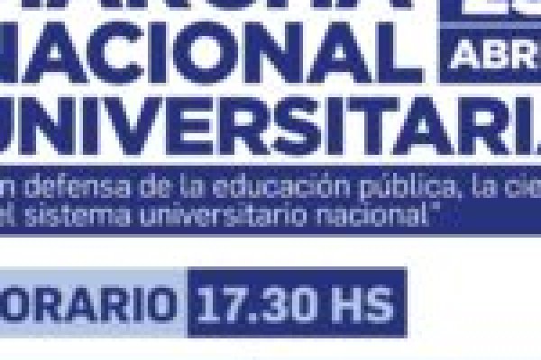 La comunidad universitaria bahiense se moviliza en defensa de la Ciencia y la Educación