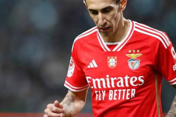 El difícil momento de Ángel Di María en Benfica