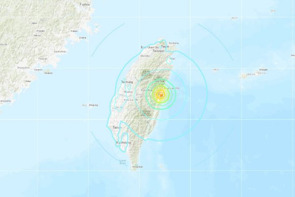 Sismo de magnitud 6,1 sacude la costa este de Taiwán