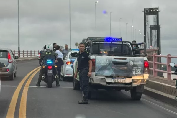 Corrientes: los Ángeles del Puente salvaron a una persona que se iba a arrojar del puente Chaco-Corrientes