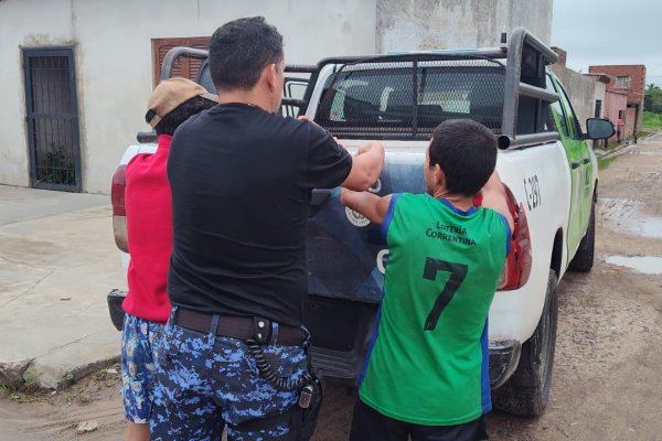 CHUPETE! Un vecino lo agarra intentando cometer un delito y lo entrega a la policía