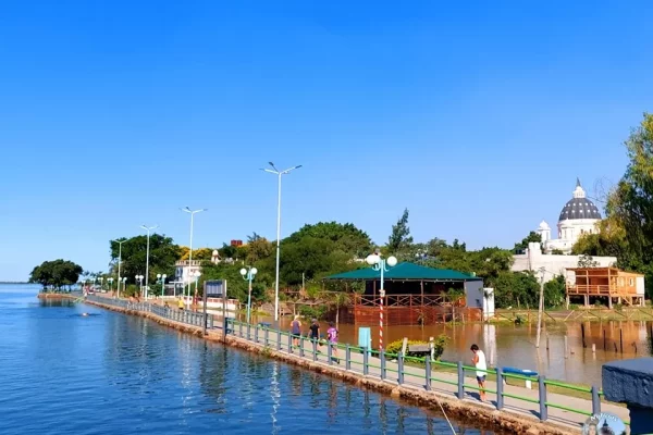 La Costanera de Itatí en peligro de derrumbe