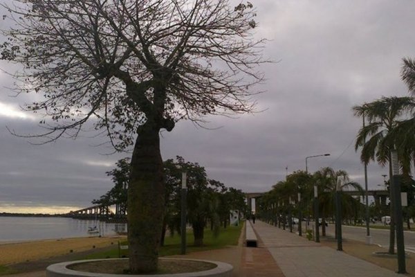 Viernes frío y húmedo en Corrientes