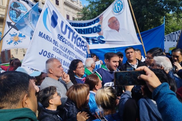 Centrales obreras exigen a los senadores nacionales correntinos que voten contra la Ley Bases