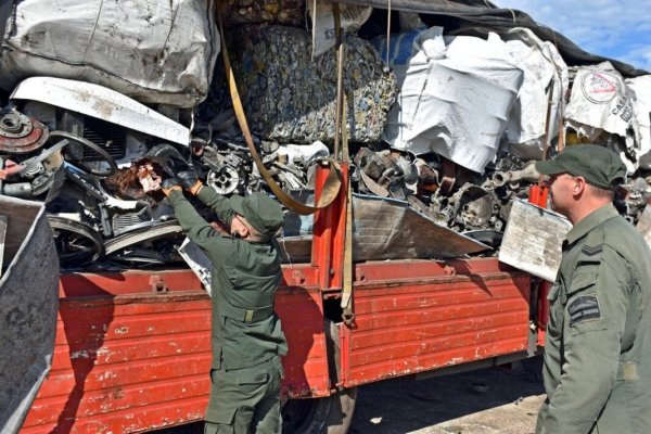 Gendarmería interceptó un camión con más de 11 mil kilos de cobre en Corrientes