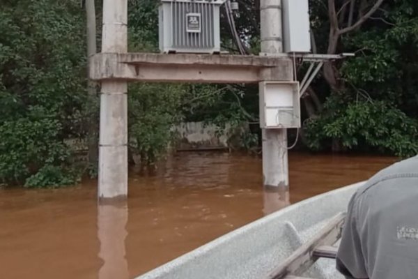 INUNDACIÓN: Yapeyú sin energía en su costanera por razones de seguridad