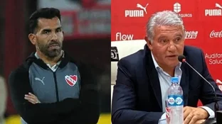 Burruchaga se cansó de Tevez en Independiente: 