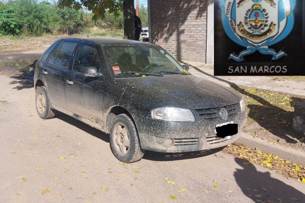 La Policía localizó un automóvil que estaría vinculado en un hecho delictivo