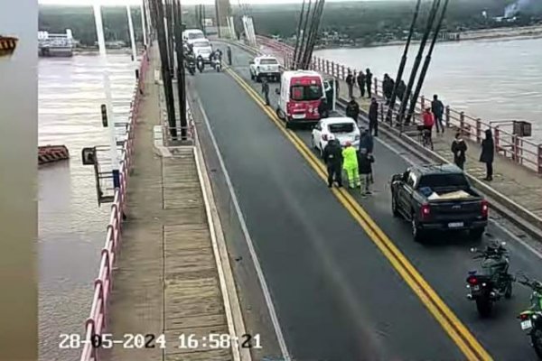 Se registró un accidente vial que causó demoras en el puente General Belgrano