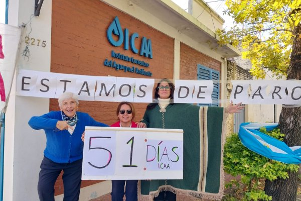 ICAA: más de 50 días de reclamos y la promesa del gobernador no se cumple