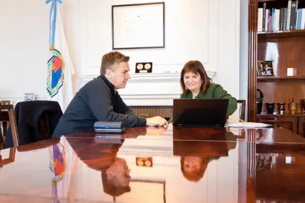 Zdero se reunió con Bullrich para coordinar acciones 