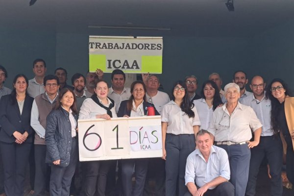 Más de dos meses de conflicto en el ICAA, ahora esperan el regreso del gobernador para definir soluciones