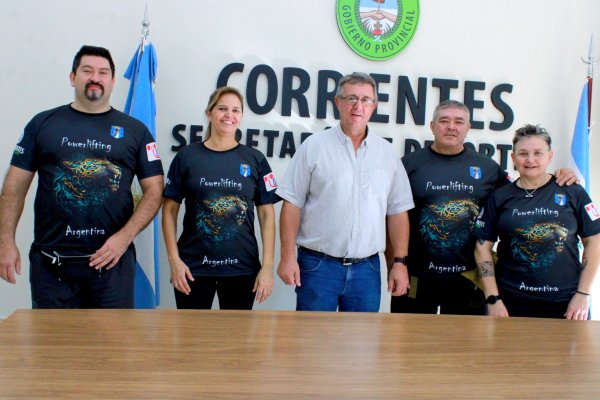 Pesistas correntinos se preparan para el Argentino de Powerlifting