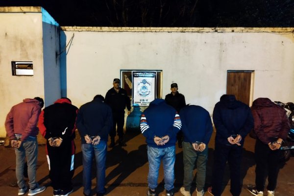 TODOS DETENIDOS! Siete jóvenes involucrados en atentado y resistencia a la policía en Virasoro Corrientes
