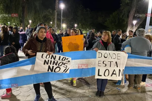 Vecinos de Resistencia marcharon pacíficamente por la aparición de Loan Peña