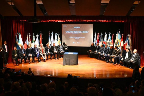 Zdero, junto a sus pares de todo el país, participó del Encuentro Federal por la Memoria