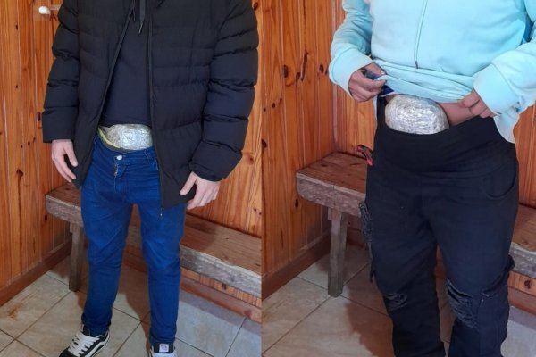 MÁS DROGA EN CORRIENTES! Detienen a dos hombres con cannabis adosados en su cuerpo