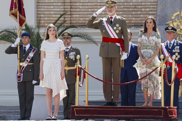 El look de la infanta Sofía en Zaragoza, un vestido reciclado que es el mejor comodín del verano