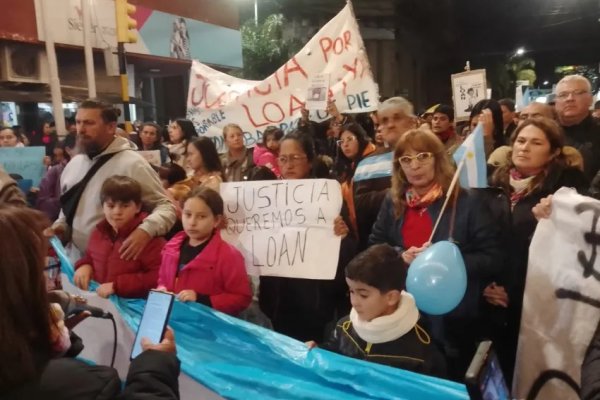 Hoy habrá nueva marcha por Loan desde las 20 encabezada por su padre