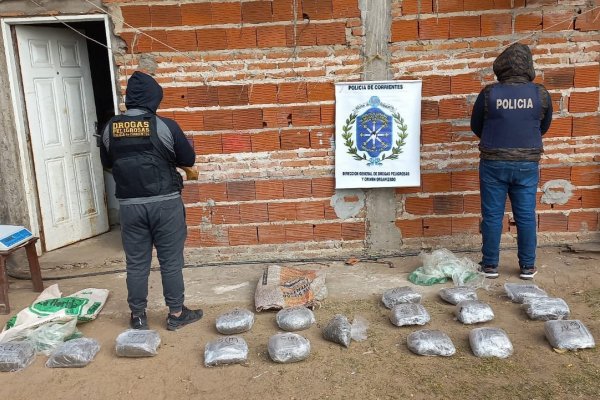 MAS DROGA EN CORRIENTES! Secuestran 19 kilos de Marihuana