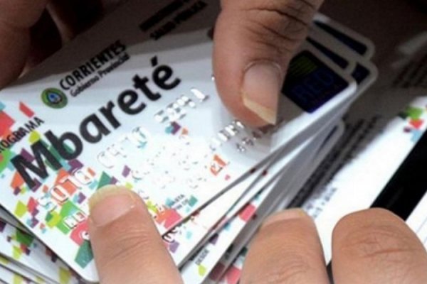Corrientes: se encuentran habilitadas las Tarjetas Mbareté y Mamá Mbareté