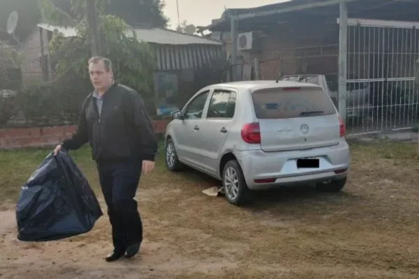 Corrientes: abandonaron un auto luego de una extensa persecución