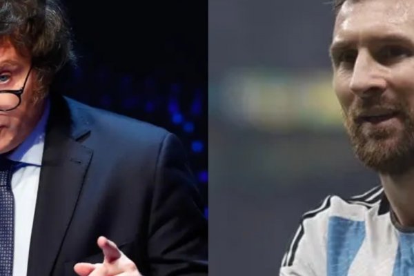 El mensaje de Milei a Messi tras el ataque a su casa: 