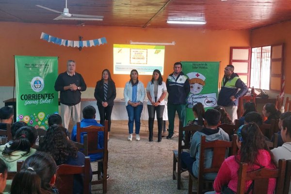 Salud Pública capacita sobre Chagas en escuelas de la provincia