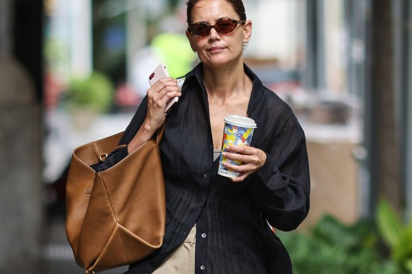 Katie Holmes tiene la clave definitiva para que siente bien el oversize