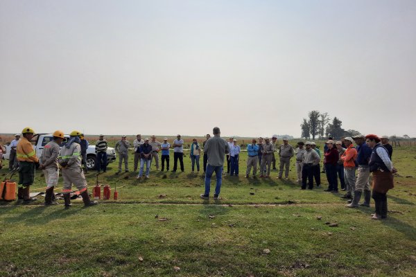 Más de 40 trabajadores rurales se capacitaron en Prevención y Manejo de los Incendios Rurales