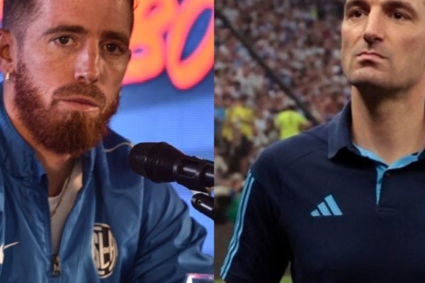 Muniain fue presentado en San Lorenzo y le agradeció a Scaloni: 
