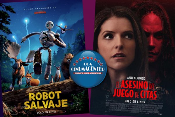 Robot salvaje, El asesino del juego de citas , lo que llega a Cinemacenter