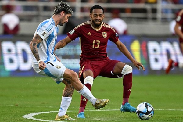Eliminatorias: Argentina derrota a Venezuela por 1 a 0