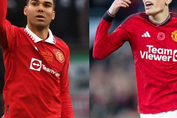 Casemiro explotó contra Garnacho en el Manchester United