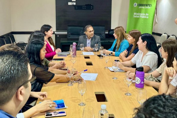 Cardozo se reunió con referentes de OPS y Salud de Nación