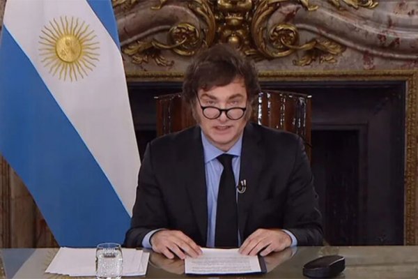 Milei planea hablar por Cadena Nacional para hacer un balance de gestión y anticipar medidas