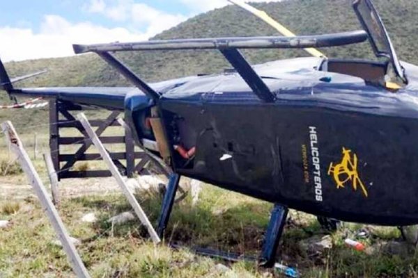 Cayó un helicóptero con cinco soldados en Mendoza: sufrieron heridas leves