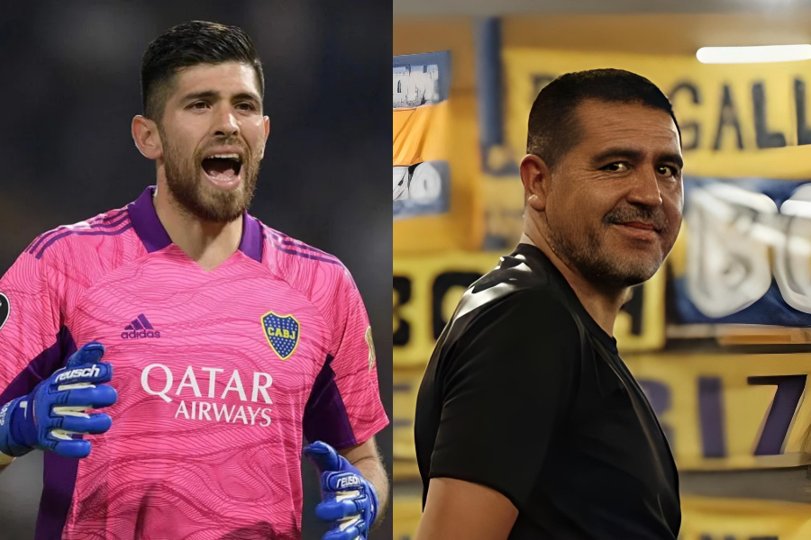 Agustín Rossi no se quedó callado sobre Riquelme en Boca: 