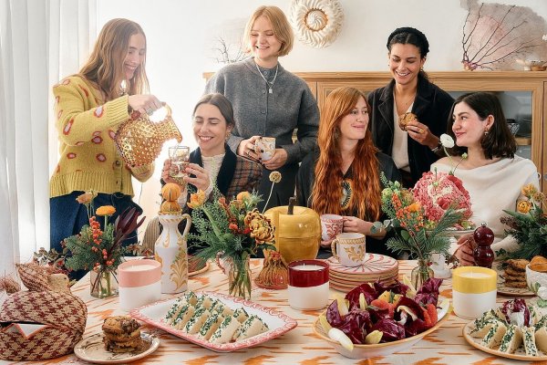 6 empresarias artistas nos enseñan el arte de invitar a sus amigas a casa por Navidad