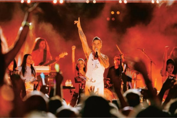Robbie Williams despidió el 2024 con un show en Australia