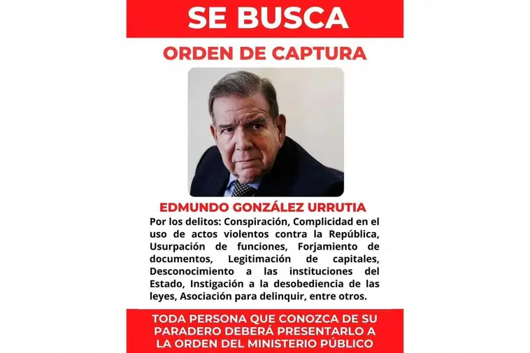 Nicolás Maduro ofrece 100.000 dólares de recompensa por información que ayude a capturar a Edmundo González