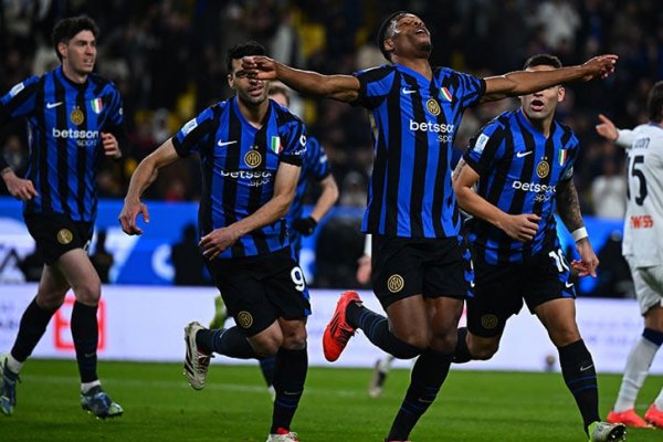 El Inter de Lautaro Martínez se clasificó a la final de la Supercopa italiana en Arabia