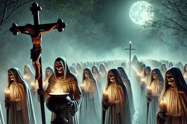 La Santa Compaña, una procesión espectral de almas en pena