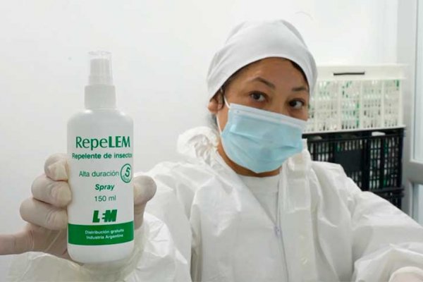 Se lanzó el primer lote de repelentes fabricados en laboratorios municipales