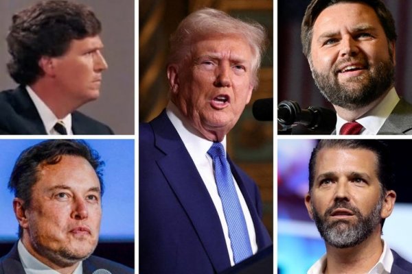 Musk, Vance, Carlson y Don Jr., el círculo prorruso que alimenta el discurso de Trump contra Zelenski