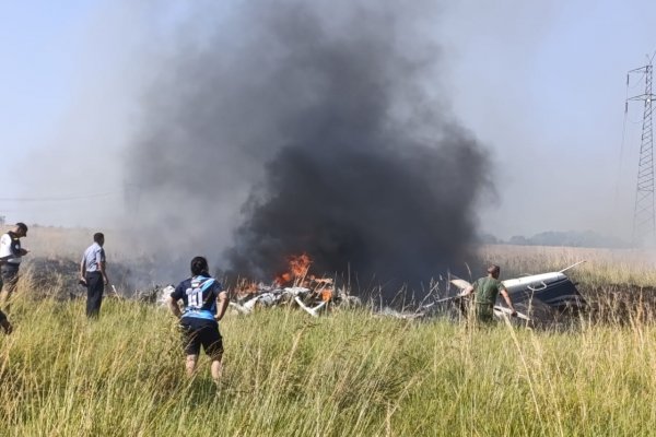 TRAGEDIA! Se estrelló un helicóptero en Corrientes cuando intentaba apagar un incendio