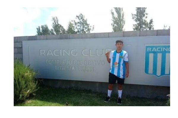 Correntino fue seleccionado para jugar en Racing Club de Avellaneda